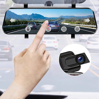 🔥 LIMITED-TIME 50% OFF! 📹 10" HD Multi-Function Touch Screen Car Recorder – Dual Lens, GPS, Loop Recording 🗺️
