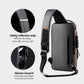 🔥 Hot Sale🔥Anti-Theft Unisex Crossbody Sling Bag – Stylish, Secure & Lightweight!