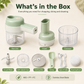 🥬🥦 50% OFF NOW! ⚡ 4-in-1 Electric Food Processor – Chop, Blend & Prep Food Faster – Compact & Easy to Use 🍽️✨