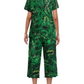 🎁 Hot Sale 49% OFF 🔥 Women's Printed Short Sleeve Top With Khaki Pants Casual Pajama Set