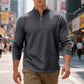 🤩49% Off!!👕Men's Quarter-Zip Jacquard Pullover Sweatshirt🌟