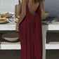 ❄️💕Hot Sale 50% OFF!💃Women's Solid Color Backless Cami Dress