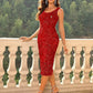 💖LAST DAY SALE 50% OFF💃Women's Round Neck Sleeveless Party Gliter Dress
