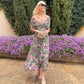🎁 Hot Sale 49% OFF 🔥Women's Off-the-shoulder V-neck Printed Dress