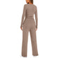 🔥LAST DAY 50% OFF👚2025 Women's Fall Outfits Long Sleeve Wide Leg Lounge Set💕