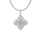 🖤 Black Friday Topper! ✨ "Luck-Bringer" Aporro Four-Leaf Clover Pendant | A Talisman Filled with Starlight