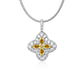 🖤 Black Friday Topper! ✨ "Luck-Bringer" Aporro Four-Leaf Clover Pendant | A Talisman Filled with Starlight