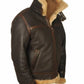 📢📢49 % OFF !!🎅SHEEPSKIN BOMBER JACKET