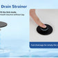 Hibbent Upgraded 3-in-1 Sink Drain Filter, Universal Pop-Up Stopper, Removable Stainless Steel Basket-Shaped Hair Catcher