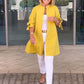 🎉2025 New Products Hot Sale✨Solid Color Long Cotton Shirt Jackets For Women