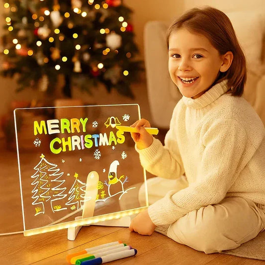 ✨LAST WEEK SPECIAL PRICE: ￡13.99!!⏳🎨Luminous Led Drawing Board For Children