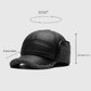 💥LAST DAY SALE 49% OF🧢🐂New Men's Winter Hat with Sheepskin Flat Top Earmuffs
