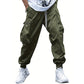 ⏳ Limited-time special offer £16.99⏰Men's Casual Loose Vintage Flap Pocket Jogger Pants