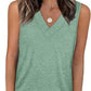🎁Summer Promotion 49% OFF✨Women's Sleeveless V-Neck Slimming Loose Fit Casual Tank Top