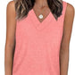 🎁Summer Promotion 49% OFF✨Women's Sleeveless V-Neck Slimming Loose Fit Casual Tank Top