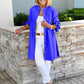 🎉2025 New Products Hot Sale✨Solid Color Long Cotton Shirt Jackets For Women