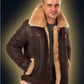 📢📢49 % OFF !!🎅SHEEPSKIN BOMBER JACKET