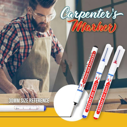 🖊️📏 Long-head deep hole marker – waterproof, quick-dry, marks tight spots easily!