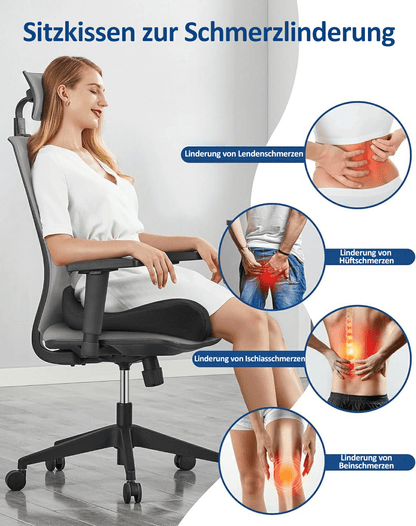 🎁 Hot Sale 49% OFF 🔥Ergonomisches Sitzkissen aus Memory-Schaumstoff