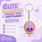 🔥🎁LAST DAY 50% OFF🔥Cute Dumpling Pressable Fidget Keychain - touch sensing light