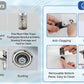 Hibbent Upgraded 3-in-1 Sink Drain Filter, Universal Pop-Up Stopper, Removable Stainless Steel Basket-Shaped Hair Catcher