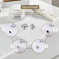 Bathroom Sink Drain Cover, 4 Pack Round Drain Cover, Overflow Cover Ring Insert Replacement, Basin Accessory for Home Kitchen Bathroom, Bathroom Accessories, Bathroom Fittings, Bathroom Gadgets, Drain Stopper