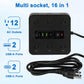 ⚡16-in-1 Power Strip with Switch & Surge Protection,ETL Listed Fireproof Power Strip