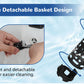 Hibbent Upgraded 3-in-1 Sink Drain Filter, Universal Pop-Up Stopper, Removable Stainless Steel Basket-Shaped Hair Catcher