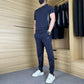 🔥Limited-time 49% discount🔥Men's Casual Sports Short Sleeve Long Pants Two-Piece Set