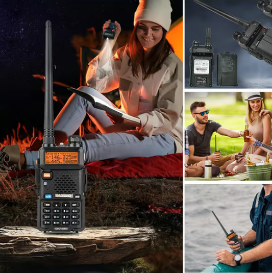 🔥Hot Sale 49% Off🔥📡 UV-5R Ham Radio Long Range UV5R Two Way Radio Dual Band Walkie