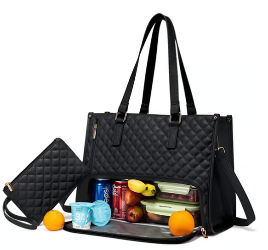 🔥Hot Sale 49% OFF🔥3 in 1 Lunch Tote Bag for Women🎁Free Matching Wallet⏰