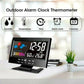 🔥Limited stock available 49% OFF🔥🌡️ 50% OFF NOW! ✨ Digital LED Weather Station - Temperature & Humidity Monitor with Forecast Display & Table Alarm Clock 📊⏰