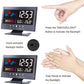 🔥Limited stock available 49% OFF🔥🌡️ 50% OFF NOW! ✨ Digital LED Weather Station - Temperature & Humidity Monitor with Forecast Display & Table Alarm Clock 📊⏰