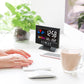 🔥Limited stock available 49% OFF🔥🌡️ 50% OFF NOW! ✨ Digital LED Weather Station - Temperature & Humidity Monitor with Forecast Display & Table Alarm Clock 📊⏰