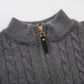 🎁 Hot Sale 49% OFF 🔥Men's Ribbed Half Zipper Closure Knit Shirt（49% OFF）