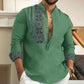 🎉Hot Sale 49% OFF🎉Long-sleeved Stand Collar Casual Shirt for Men