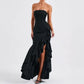 💕What should I wear tomorrow?💕Sexy Strapless Irregular Hem Temperament Dress for Women
