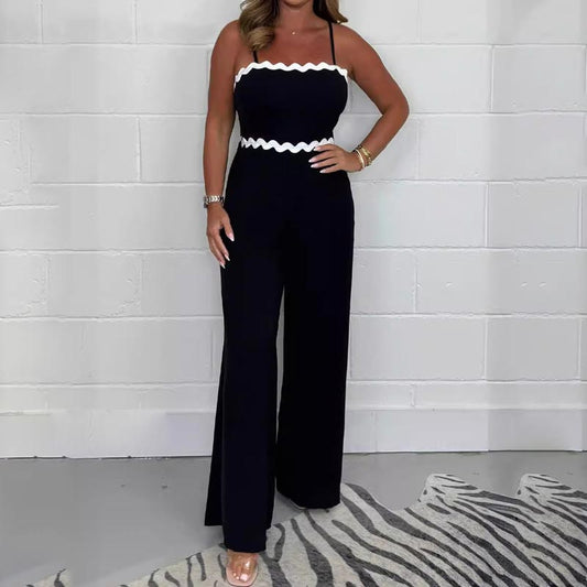 💕Limited Sale 49% OFF💕Women’s Elegant Sling Jumpsuit with Built-in Bra