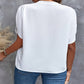 🏖️Summer Hot Sale 49% OFF🌼Women's V-neck solid color short sleeve top