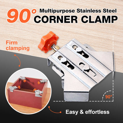 🎁 Hot Sale 49% OFF 🔥Multipurpose Stainless Steel 90 Degree Corner Clamp