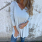 🌸Summer Hot Sale 49%OFF🌸Women's Cozy Knit Long Sleeve Tunic Top with Side Slits