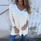 🌸Summer Hot Sale 49%OFF🌸Women's Cozy Knit Long Sleeve Tunic Top with Side Slits