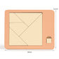 🧩 49% OFF NOW! ✨ Wooden Tangram Puzzle Board - 7 Colorful Geometric Shapes for Creative Pattern Sorting & Montessori Learning 🔺🔷