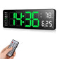 📢📢48% OFF !! ⏰16" Large Digital Clock with Temperature, Date, Auto DST, Night Light, Auto Brightness Dimmer