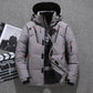 ❄️Winter Limited-Time Lowest Price⏰£44.99 Men’s White Duck Down Parka Winter Warm Jacket