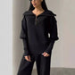 💥Hot Sale 49% OFF🔥Women's Casual Sporty 2-Piece Set - Half-Zipper Lapel Top & Matching Jogger