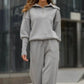 💥Hot Sale 49% OFF🔥Women's Casual Sporty 2-Piece Set - Half-Zipper Lapel Top & Matching Jogger