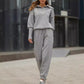 💥Hot Sale 49% OFF🔥Women's Casual Sporty 2-Piece Set - Half-Zipper Lapel Top & Matching Jogger