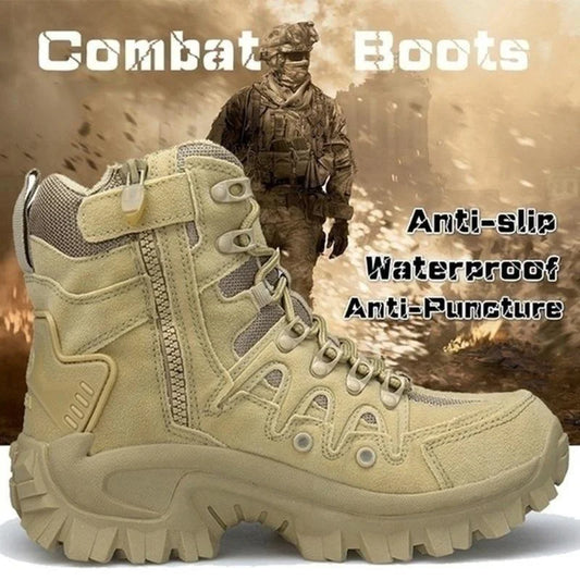 ⏳Time-limited Special⏰£29.99 Men Outdoor Waterproof Non-Slip Hiking Boots Combat Boots