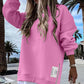 🎁 Hot Sale 49% OFF 🔥Long Sleeve Pullover Zipper Slit Casual Sweatshirt Dress